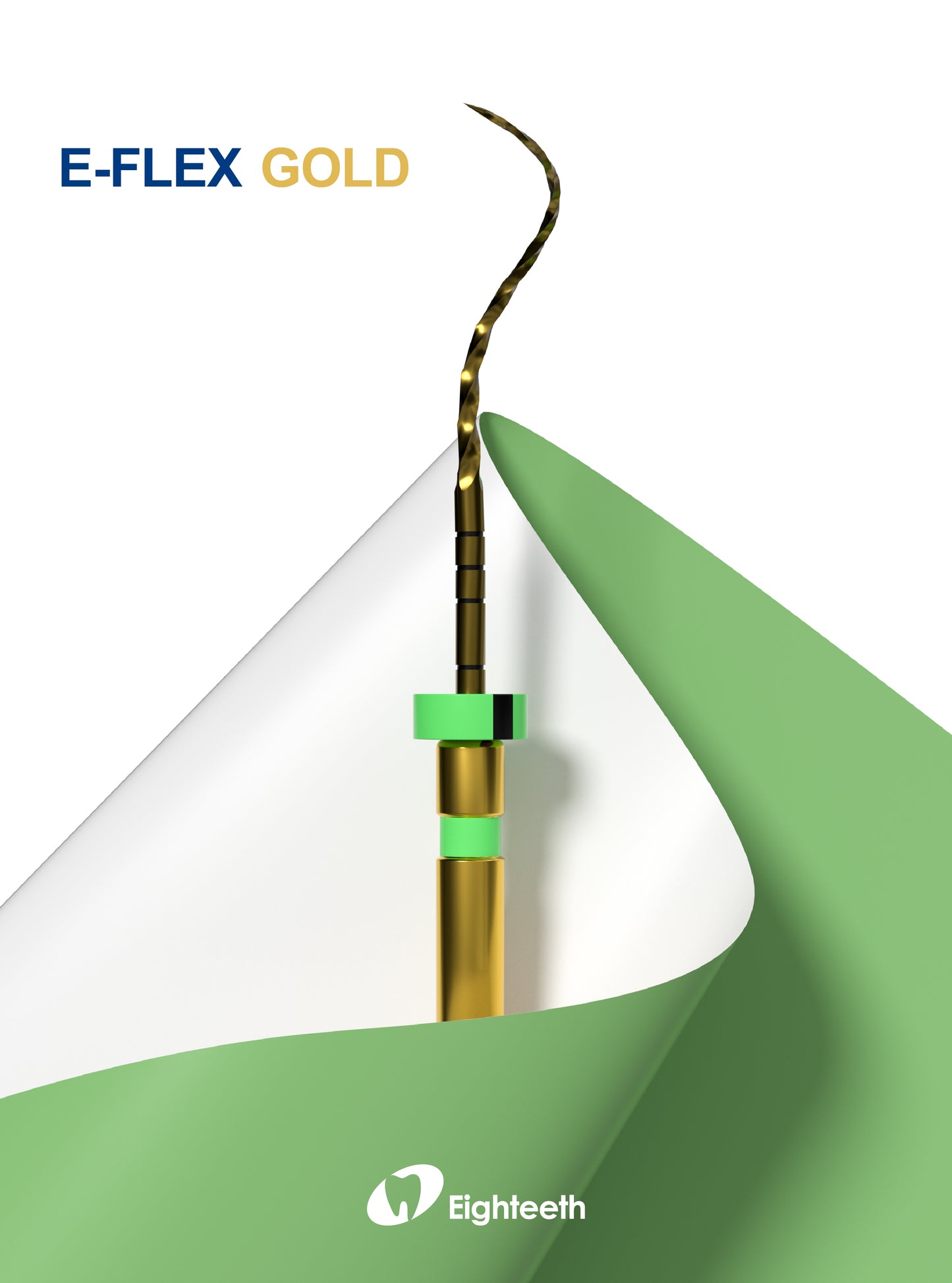 Mašininių endodontinių instrumentų rinkinys E-Felx GOLD 25mm (rinkinyje 6 instrumentai)