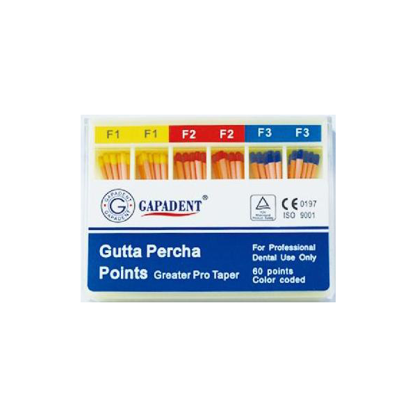Guataperčos kaiščiai GAPA-P Taper Next X1-X5, 60 vnt.