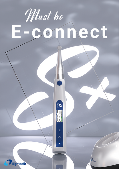 Bevielis endodntinis motoras su integruotu apekso lokatoriumi E-Connect S+