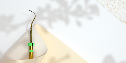 Mašininių endodontinių instrumentų rinkinys E-Felx GOLD 25mm (rinkinyje 6 instrumentai)